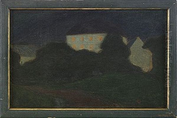 Gafle Hus Oil Painting by Pelle Svedlund