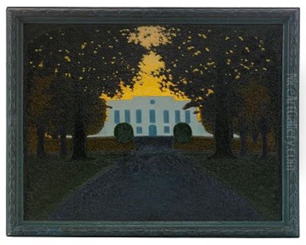 Park Och Slott Oil Painting by Pelle Svedlund