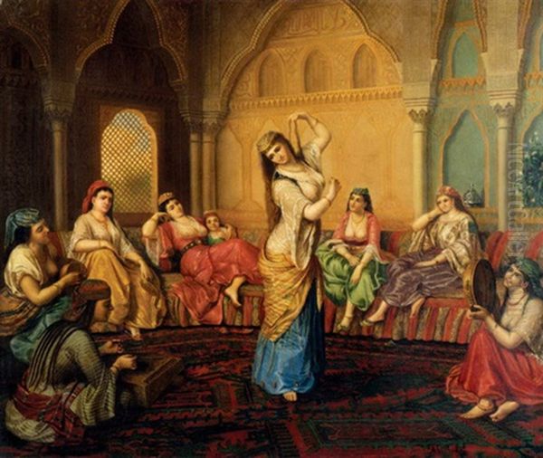 The Harem Dancer Oil Painting by Sandor Alexander Svoboda