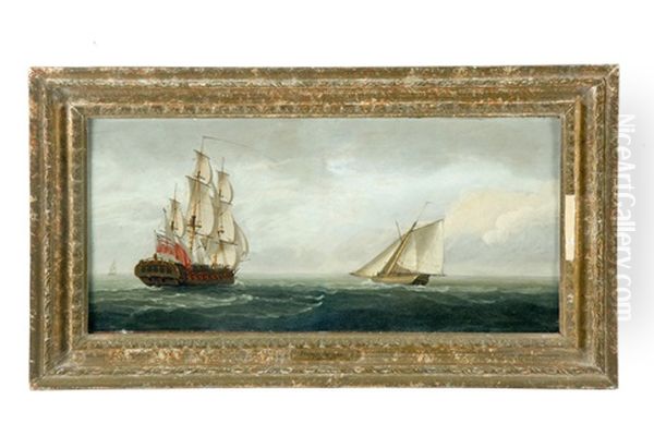 Seascape Oil Painting by Francis Swaine