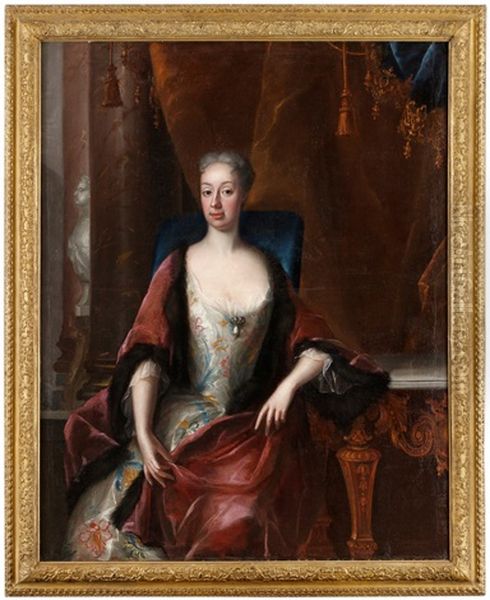 Drottning Ulrika Eleonora Oil Painting by Johann David Swartz