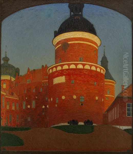 Gripsholm Oil Painting by Pelle Swedlund