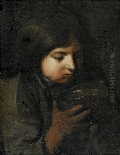 Boy With A Bowl Oil Painting by Michael Sweerts