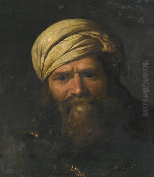 Head Of A Man Oil Painting by Michael Sweerts