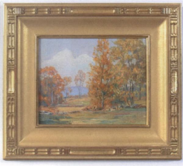 Autumn Landscape Oil Painting by William Ottis Swett Jr.