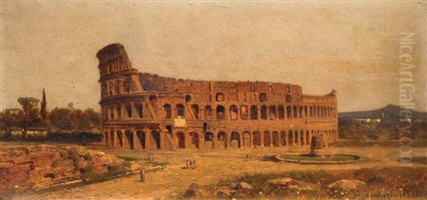 The Colosseum In Rome by Alexander Swieszewski