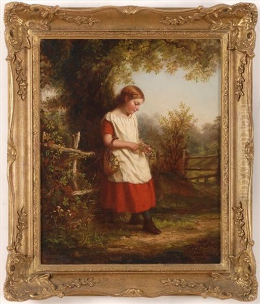 The Maiden Oil Painting by Catherine Seaton Swift