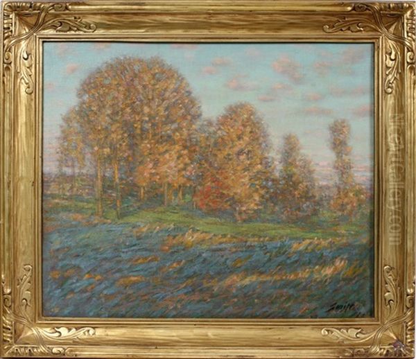 Fall Landscape Oil Painting by Herbert Ivan Swift