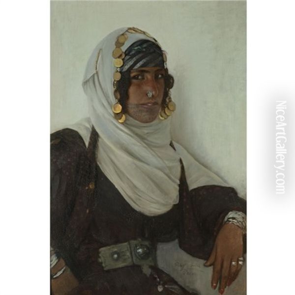 Girl From Damascus by Rudolph Swoboda the Younger