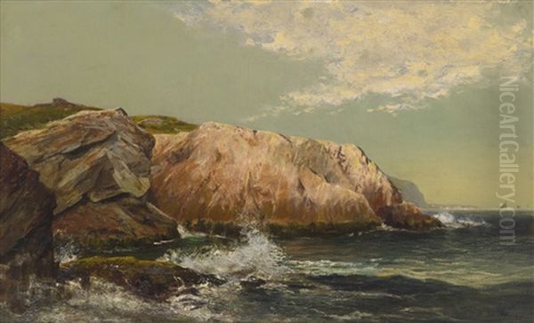 Seascape Oil Painting by James Brade Sword