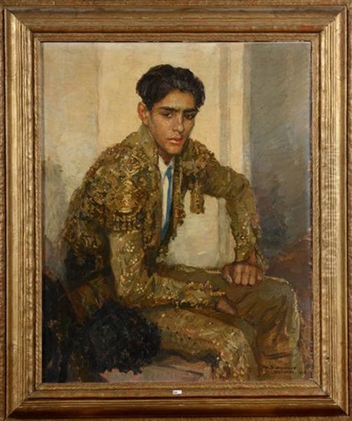 Portrait D'un Torero Oil Painting by Philippe Swyncop