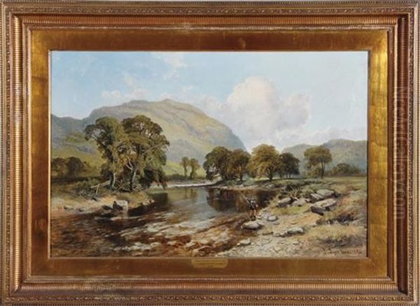 Near Doverdale, Derbyshire Oil Painting by John Syer