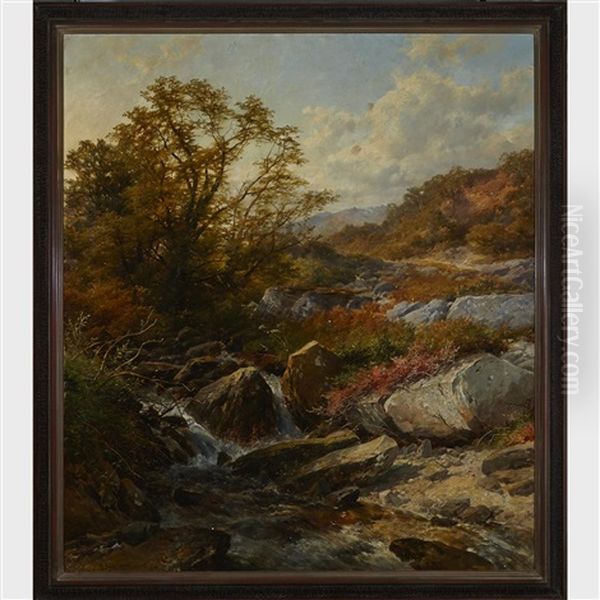 The Mountain Rill by John Syer