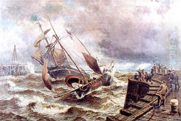 Gorelstone, Near Yarmouth Oil Painting by John C. Syer