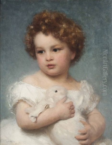 A Favourite Pet Oil Painting by William Robert Symonds