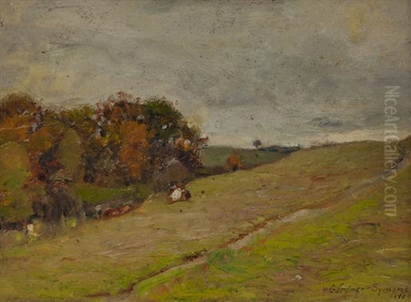 Hinkley Hills, Oxford Oil Painting by George Gardner Symons