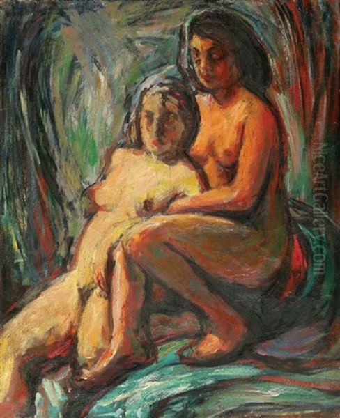 Nudes Oil Painting by Seweryn Szrejer