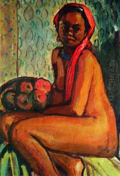 Nude Oil Painting by Seweryn Szreyer