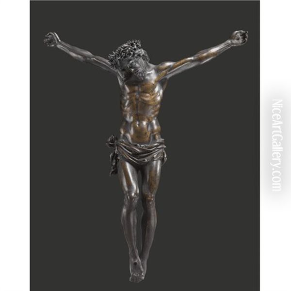 Christ Crucified Oil Painting by Pietro Tacca