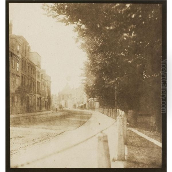 The High Street, Oxford, September 1843 Oil Painting by William Henry Fox Talbot