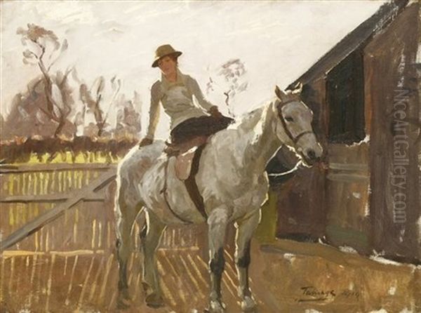 'a Favourite Mount' Oil Painting by Algernon Talmage