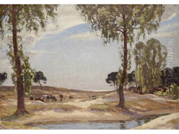 The Watering Place Oil Painting by Algernon Talmage