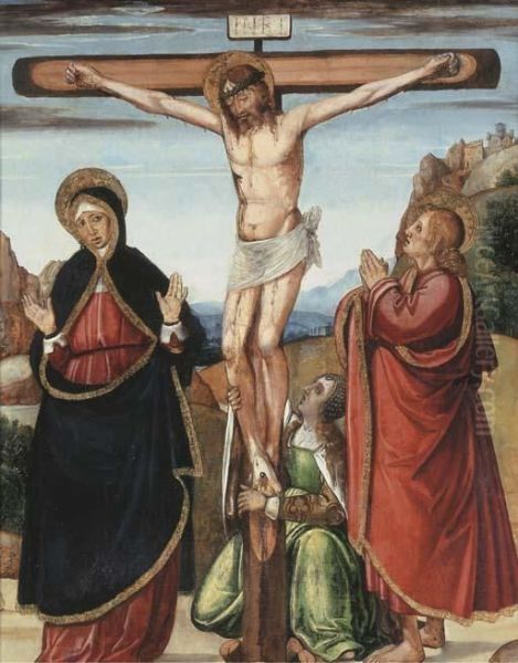 The Crucifixion Oil Painting by Ludovico Brea