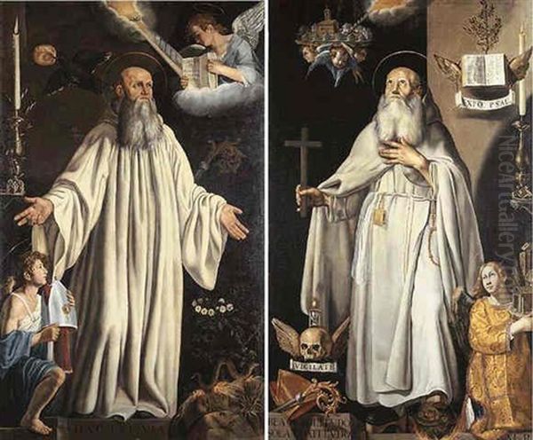 Saint Romuald Oil Painting by  Tanzio da Varallo