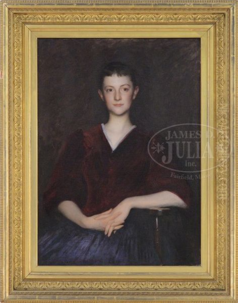 Portrait Of Elizabeth Child Oil Painting by Edmund Charles Tarbell