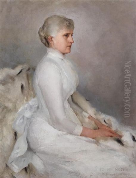 To My Mother, Portrait Of Maria Sophia (fernald) Tarbell (1840-1910) Oil Painting by Edmund Charles Tarbell