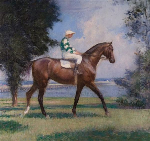 The Jockey Oil Painting by Edmund Charles Tarbell