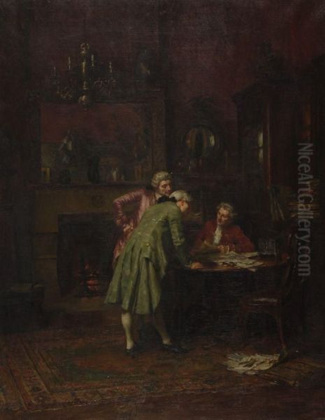 The Connoisseurs Oil Painting by William A. Breakspeare