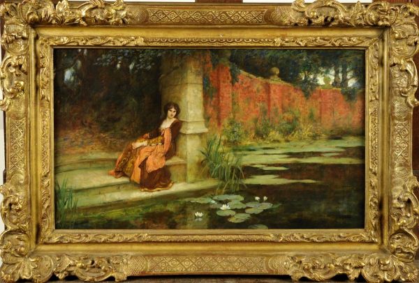 La Fille De La Maison Oil Painting by William A. Breakspeare