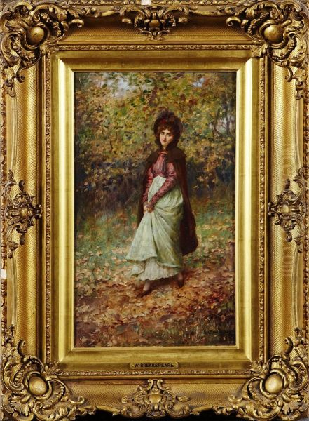 Flicka Papromenad Oil Painting by William A. Breakspeare