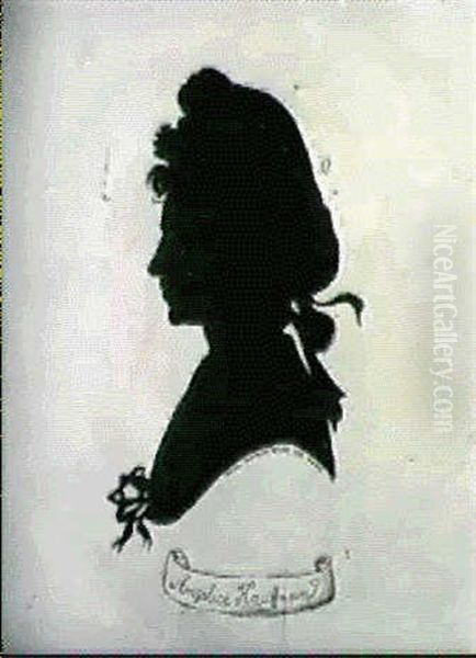 Silhouette D'angelica Kauffman Oil Painting by Charles Heathcote Tatham