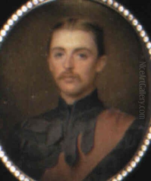 The Hon. Edward Knatchbull-hugessen, Later 2nd Baron        Brabourne (1857-1909) Oil Painting by Edward Tayler