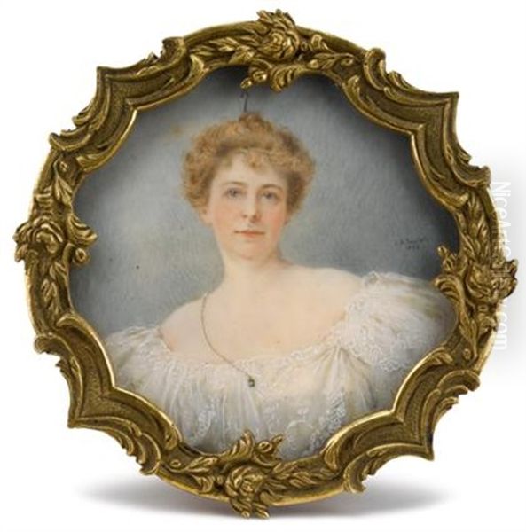 Portrait Of Mrs. Albert C. Barney Oil Painting by Emily (Heward) Drayton Taylor