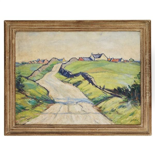 A Galloway Road Oil Painting by Ernest Archibald Taylor