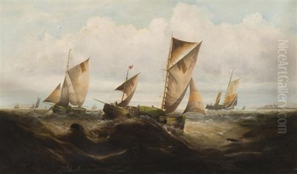 Ships Oil Painting by Henry King Taylor