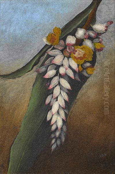 Shell Ginger, Hawaii Oil Painting by Persis Goodale Thurston Taylor