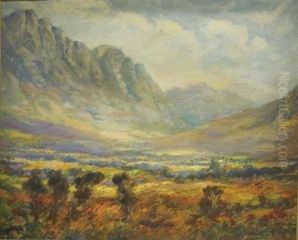 Veld Fire Oil Painting by Sydney Taylor