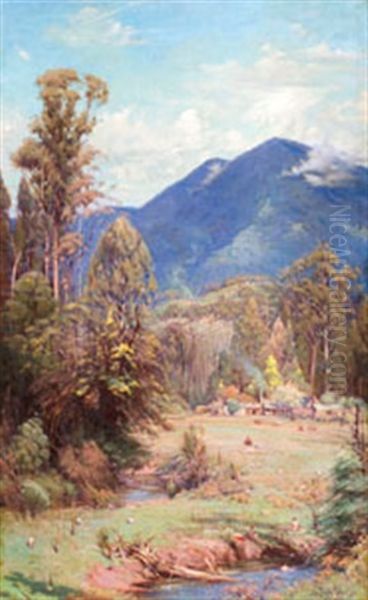 Pastoral Idyll by Robert Eagar Taylor-Ghee