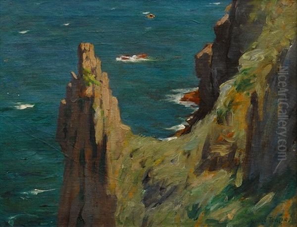 A Pinnacle At Woolamai by Violet Helen Evangeline Teague