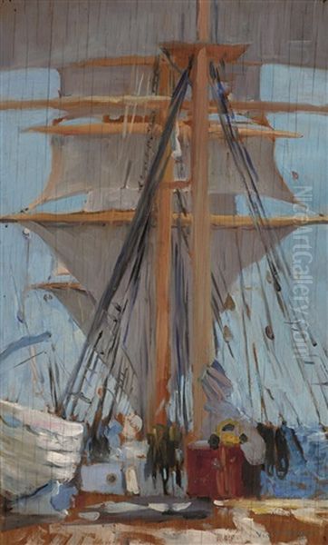 Barque C.b. Pedersen by Violet Helen Evangeline Teague