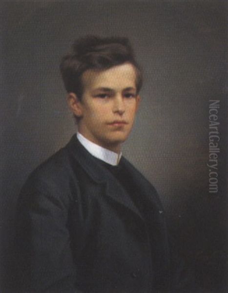 Portrait Wilhelm Wollanchs Oil Painting by Georg Teibler