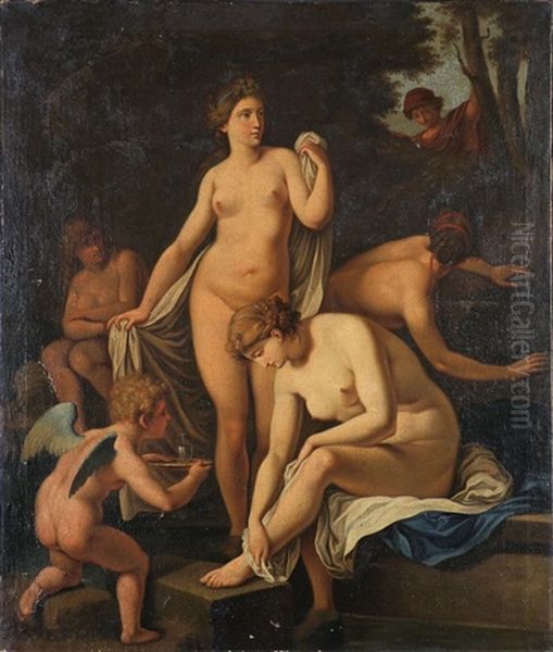 Diana Und Aktaion Oil Painting by Martin Tejczek