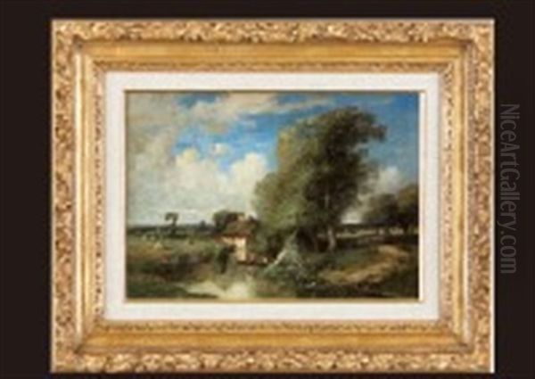 Environs De L'isle Adam Oil Painting by Rene Tener