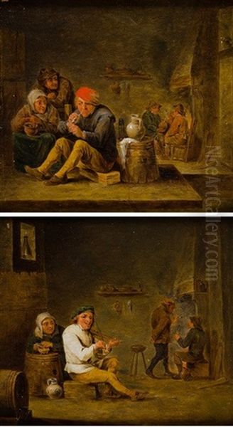 Escenas De Taberna Oil Painting by David Teniers III