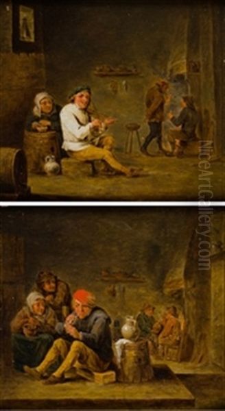 Escenas De Taberna Oil Painting by David Teniers III