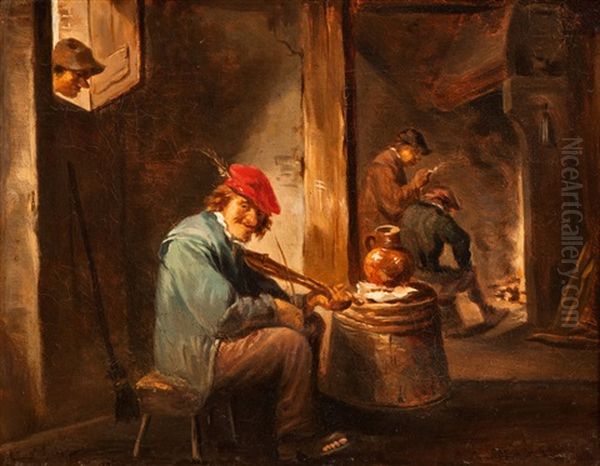 Genreszene Oil Painting by David Teniers the Elder